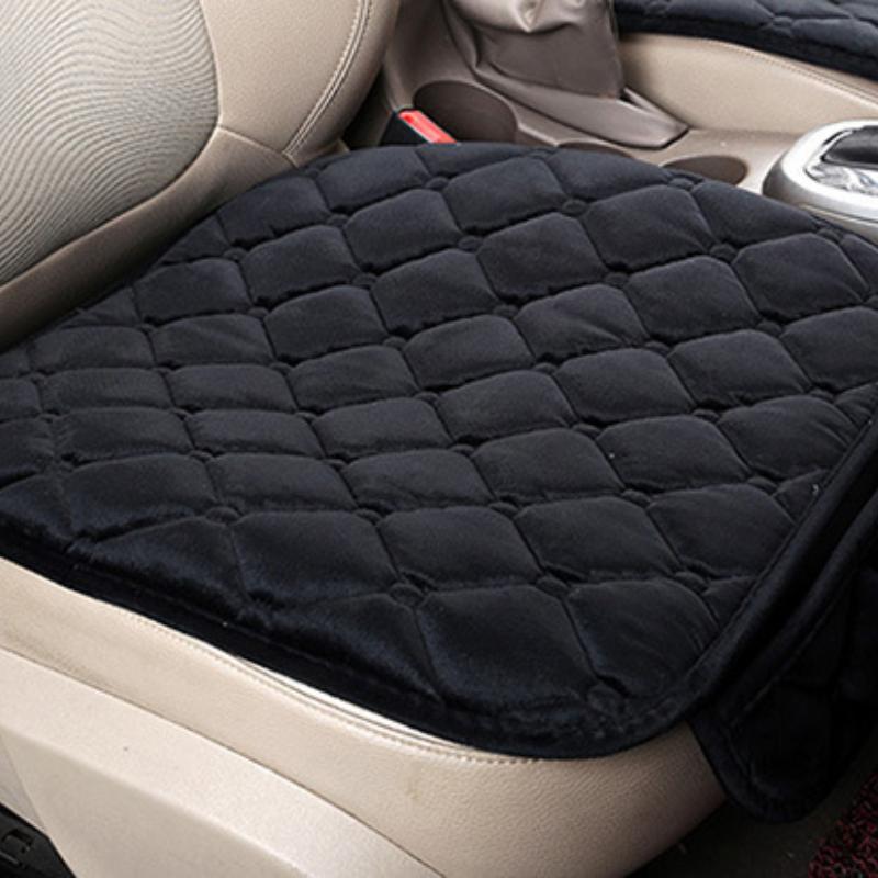 Зимний теплый чехол для сиденья автомобиля, подушка для сиденья водителя, нескользящий коврик для сиденья автомобиля, защитный коврик для сиденья автомобиля, домашнего офиса 1 шт.