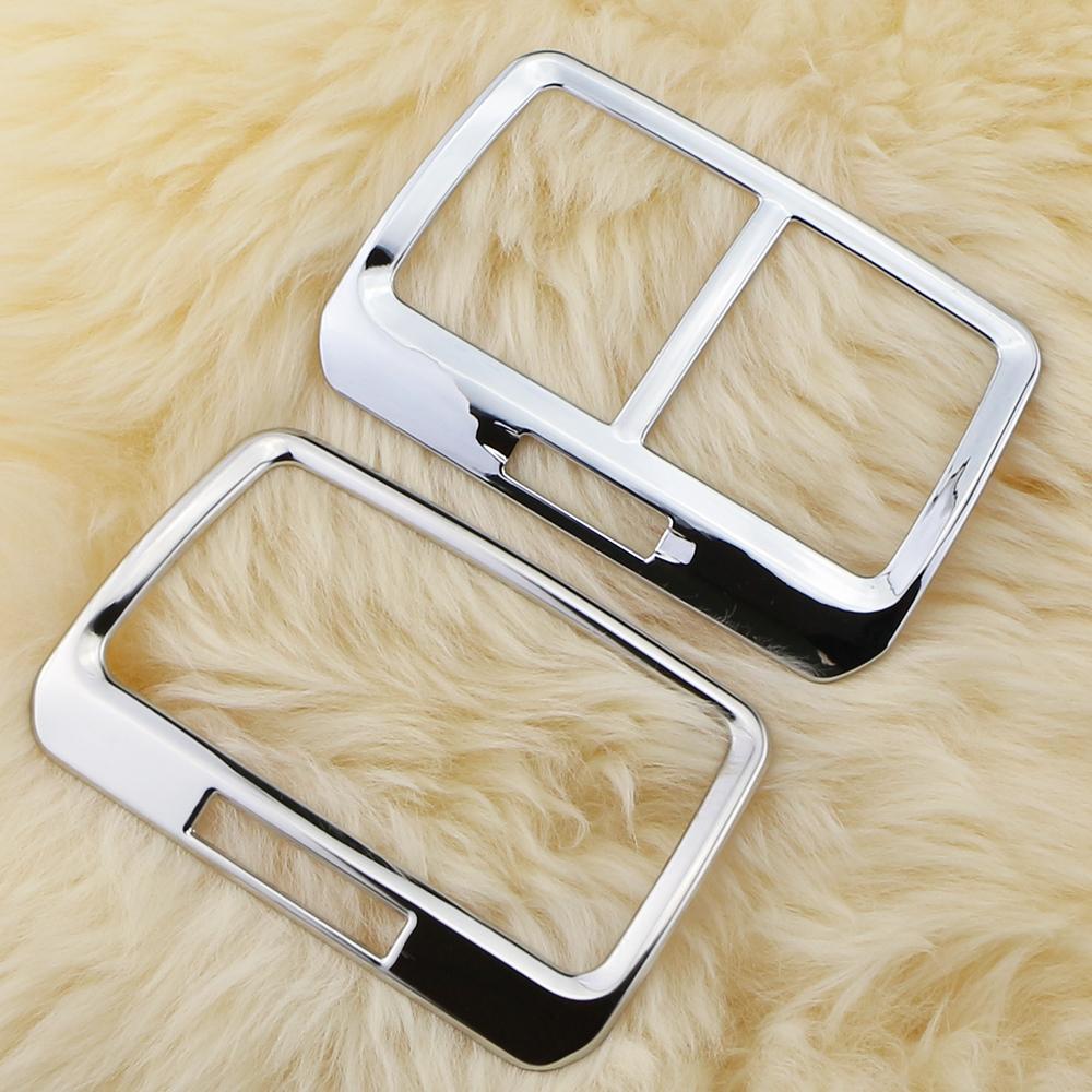 Накладка на задний воздуховод для Volkswagen VW Golf 7 7.5 MK7 MK7.5 2013-2019, накладки на панель вентиляционного отверстия заднего кондиционера