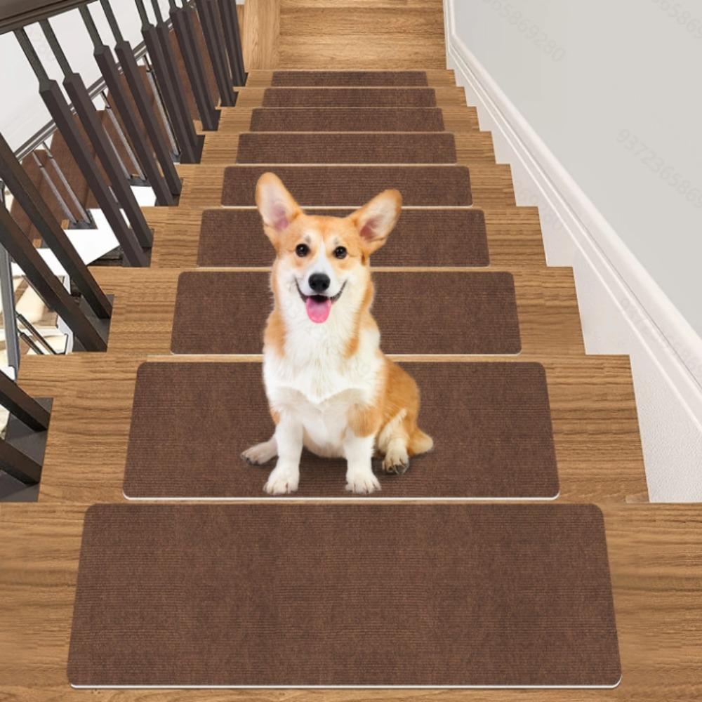 Self-adhesive Stair Tread Carpet Mat 76X20cm Door Mat New Protection Cover Pads Home Decor