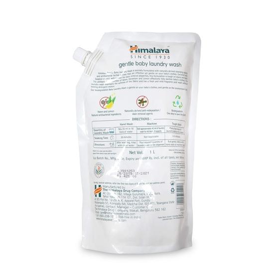 Himalaya Gentle Baby Laundry Жидкое моющее средство 1 л (сумка)