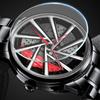 SVJ Brand Wheel Hub Watch Men 360° Rotating Three-dimensional Hollowed Out Car Modification Table Conceptual Luminous Watch