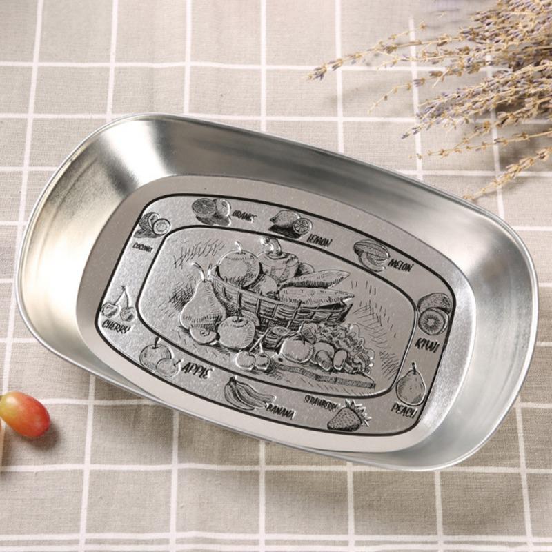 Изношенный поднос, корзина для хранения посуды, тарелка с сухими фруктами, ретро-гостиная, кухня, поднос для закусок, фруктов, пасторальная хижина