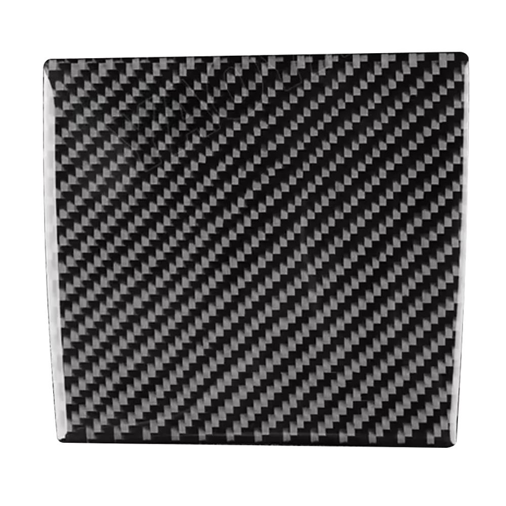 For Acura TL 2004-2008 LHD Rear Storage Box Trim Sticker Black Carbon Fiber Cover Interior Accessories Upgrade Decor Styling