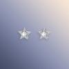 Серьги-гвоздики в форме звезды, женские, легкие, роскошные, нишевого дизайна, инкрустированные цирконием, легкие, пятиконечные серьги-звезды
