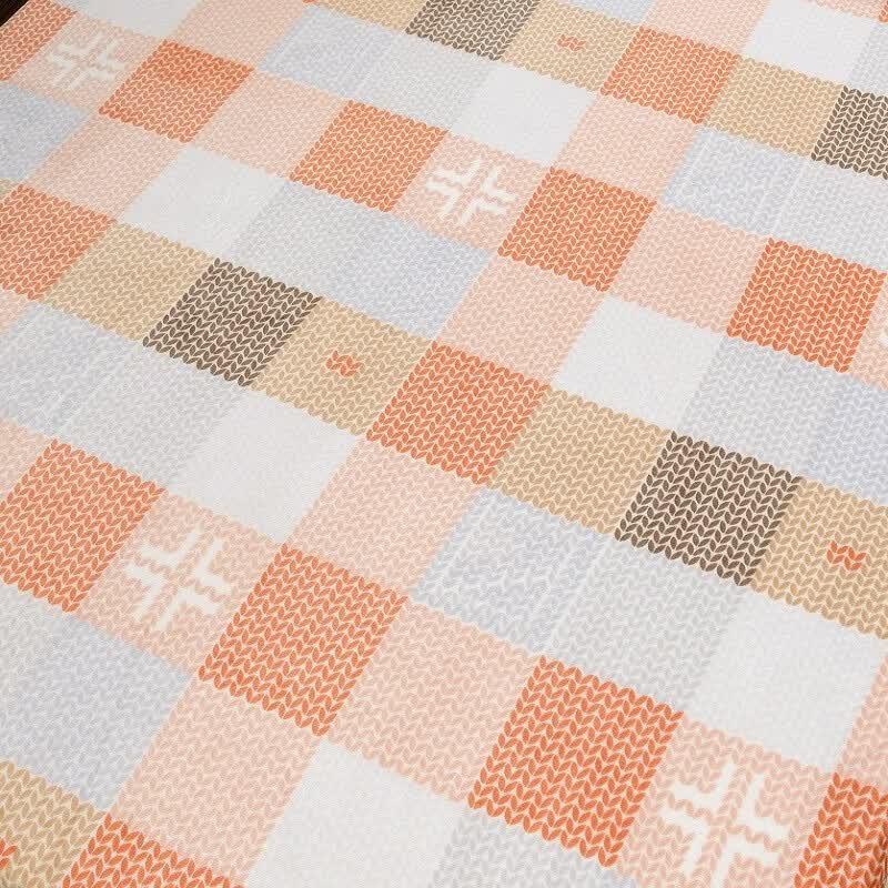 FUANNA Sweet Orange Time Flannel Nap Blanket