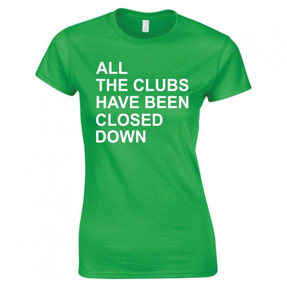 Inspired By The Specials All The Clubs Have Been Closed Down Skinny Fit TShirt