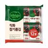 bibigo Жареные морские водоросли, приправленные кунжутным маслом KIM 4,5 г*12 шт. (5 вариантов)