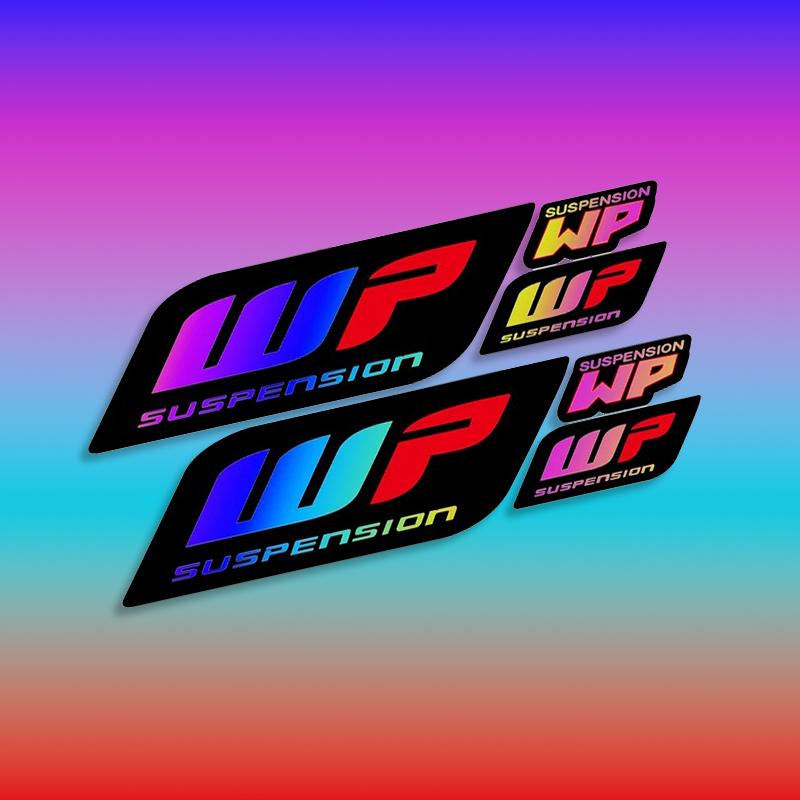 Мотоциклетные наклейки на амортизаторы WP, наклейки на демпфер вилки, мотоциклетные аксессуары для Kawasaki Honda SUZUKI DUCATI Benelli
