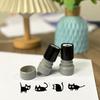 Lovely Cat Pattern Stamp Black Cat Animal Stamp For Inspiring And Encouraging Teaching Classroom Active Activities Teacher Stamp