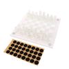 1Set Craft  Glass Chess Set Acrylic Chess Board Anti-Broken Chess Game