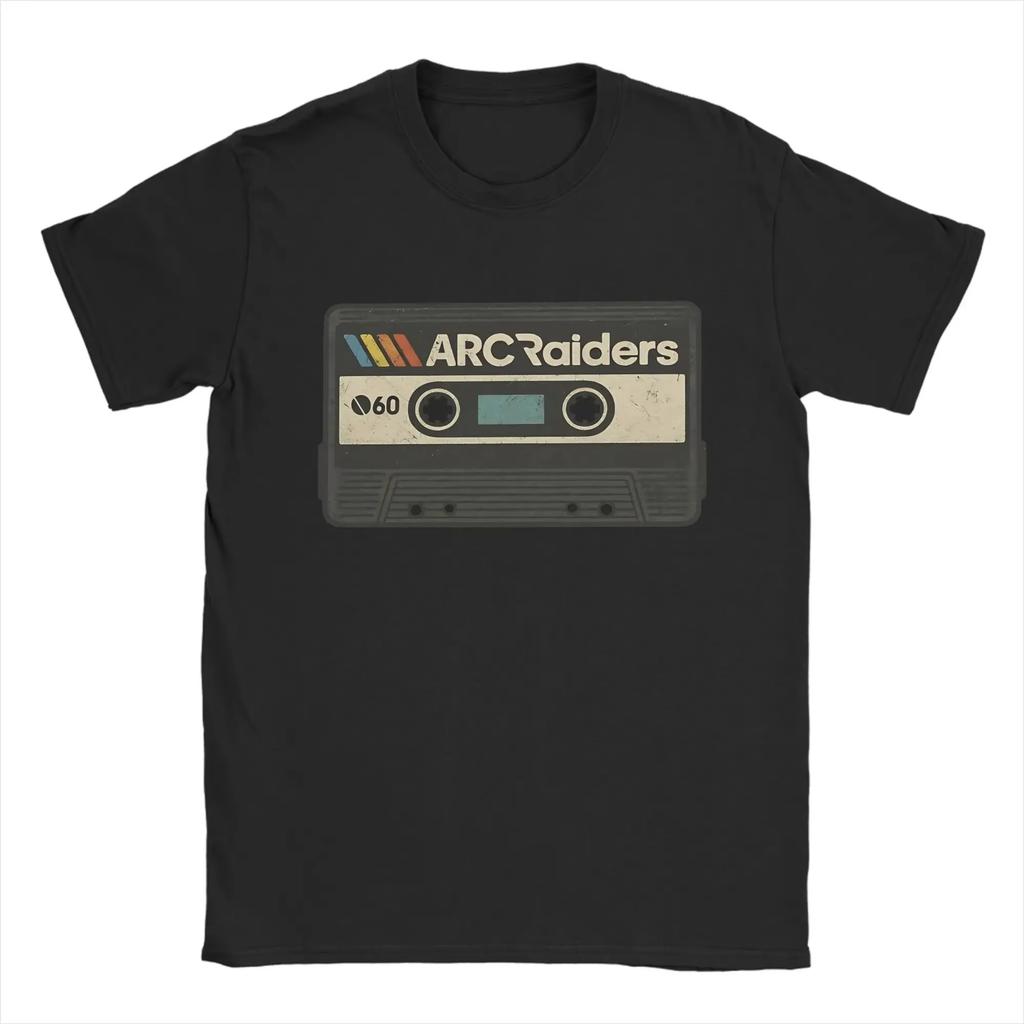 ARC Raiders Tape Pattern Fun TShirt Unisex Printed Cotton Crew Neck AllSeason Streetwear Top oversized t shirt harajuku