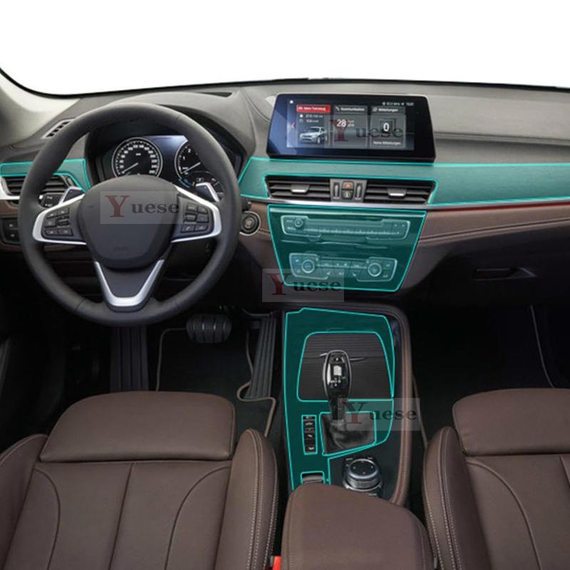 For BMW X1 F48 X2 F39 2016-Present Accessories interior Thin film transparent TPU Protective Film Anti-Scratch Sticker