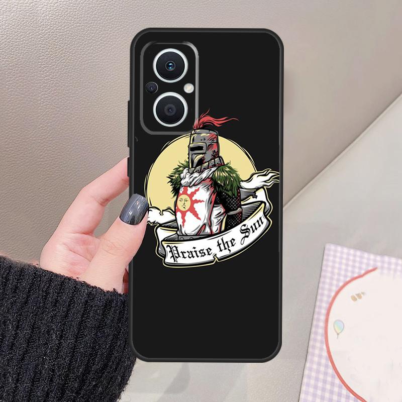 Слава Солнцу Dark Souls Чехол Для OPPO Reno 13 11 12 14 Pro 13F 14F 12F 11F 7 8 Lite Чехол OPPO Find X5 X6 X8 X9 Pro