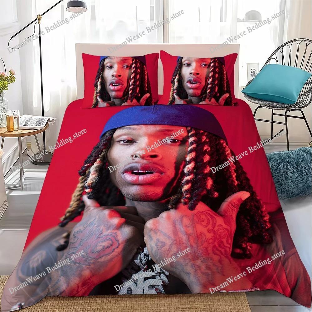 Rapper K-King Cool V-Von Duvet Cover Set Home Style Bedding Soft Laundry Cotton Bed Student Dormitory Gift