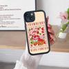 Чехол для телефона 'Девочка с клубничным тортом' S-Strawberry-shortcake для iPhone 11 12 13 14 15 16 17 Pro Max Plus Ударопрочный защитный чехол