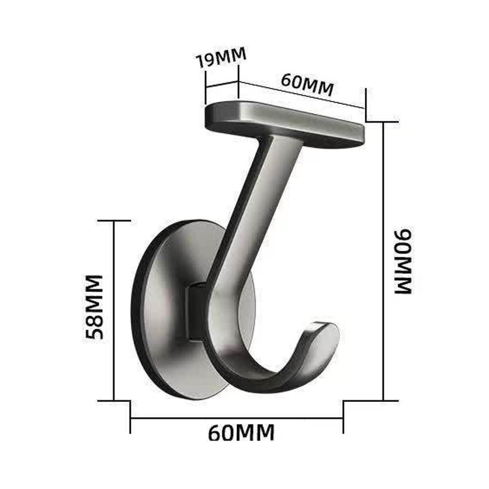 Настенная вешалка для пальто многоцелевой J-образный крючок настенный органайзер крючок для одежды шляпа ванная комната кухня