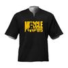 Muscleguys Молодежная модная повседневная объемная футболка с v-образным вырезом и короткими рукавами, мужская летняя свободная хлопковая футболка в стиле хип-хоп, корейская уличная одежда, мужские топы