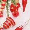 16 шт. Рождественские шары, украшения для елки, пластиковые трости, леденцы, колокольчики, подвесные украшения, праздничные принадлежности для вечеринок