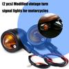 1 пара указателей поворота, мигающий, мотоциклетные аксессуары для модификации, индикаторная лампа, мотоциклетные указатели поворота