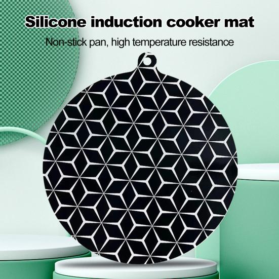 Induction Cooktop Mat High-Temperature Resistant Fireproof Waterproof Protection Induction Cooktop Protector Mat Kitchen Accessories