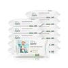 Eco by Naty Baby Wipes with Aloe Vera 12 Counts of 56 (672 Count)