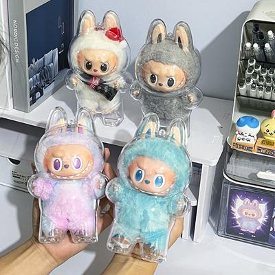 Акриловый защитный чехол Labubu Аксессуар для переноски ребенка Прозрачный защитный чехол Пылезащитный Витрина для слепых коробок