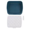 Dog Potty Tray Portable Multifunctional Pet Mesh Puppy Training Pad Holder with Splash Wall for