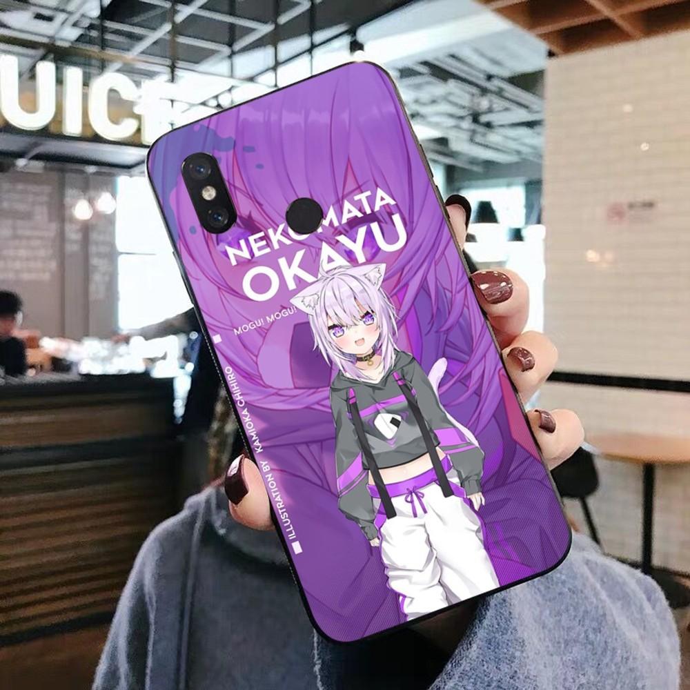 Чехол для телефона Kawaii Nekomata Okayu для Xiaomi Mi 5X 8 9 10 11 12 lite pro 10T PocoX3pro PocoM3 Note 10 pro lite