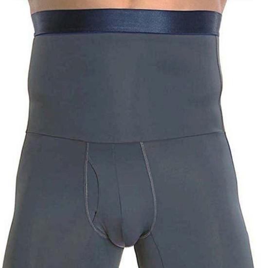 Boxer Underwear Elastic High Waist Fat Burning Non-slip Tight Waist Tummy Control Shapewear