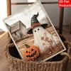 Halloween pearl painting art full pearl handmade diy ghost and pumpkin home decorations