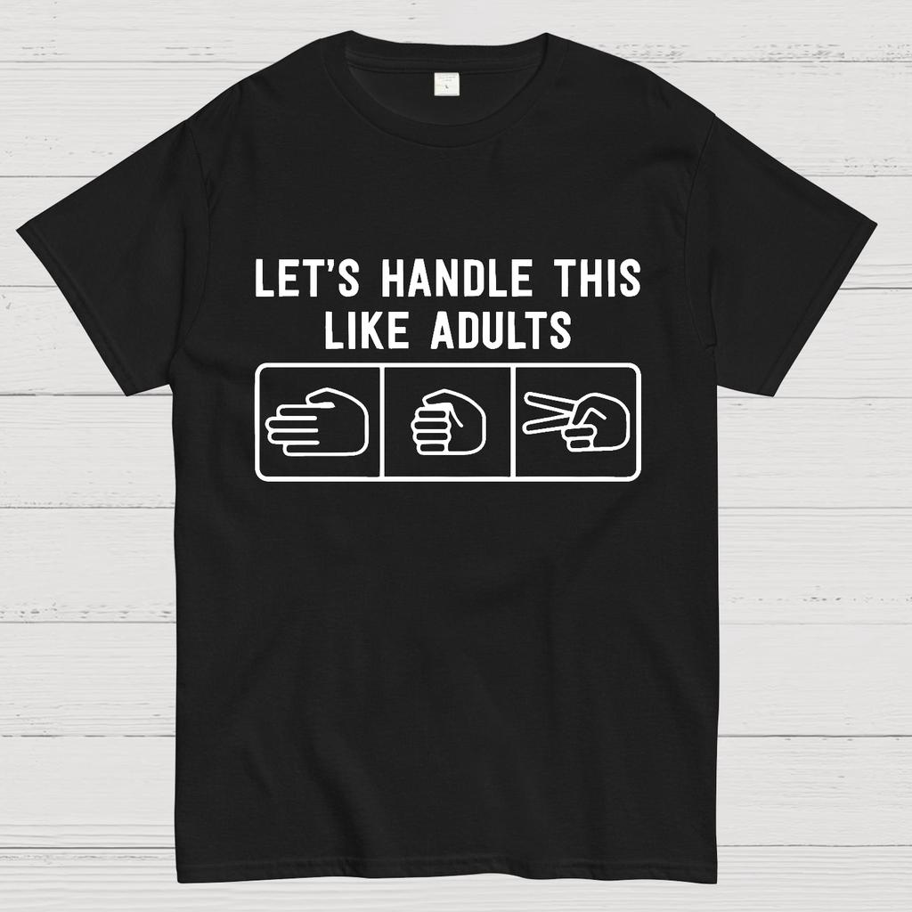 Rock Paper Scissors Cotton Summer Casual Cool Loose T-Shirt