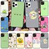Case for iPhone 16 15 Plus 14 13 12 11 Pro 8 7 6S 6 SE 5S X XR XS Max Realme C30 C33 C31 9I Black Sofe Cover LI11 Frog Keroppi