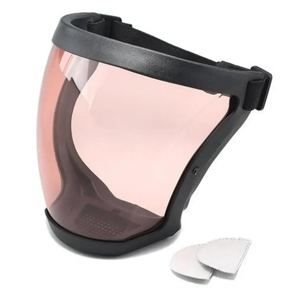 Полнолицевой щиток, прозрачная защитная маска с фильтрами, защита от брызг масла, защита от запотевания глаз, защита от запотевания головы, защитные очки для работы