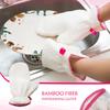 Перчатки для мытья посуды со щеткой - Кухонные перчатки для чистки посуды и мисок