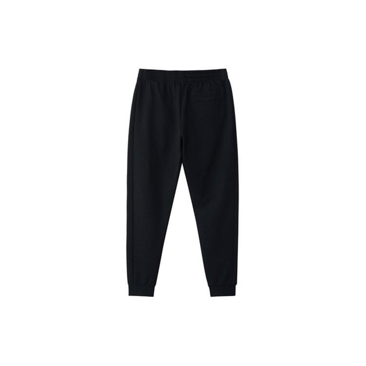 Li Ning Спортивные брюки из трикотажа мужские черные AKLSG39-2