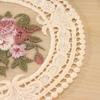 Embroidery Fabric Table Decoratio Insulation Mat Plate Mats Lace Coaster Coffee Cups Coasters