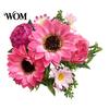 Romantic Aesthetic Flowers for Bedroom Sunflower Artificial Flowers, Realistic Fake Bouquet Wedding Home, Rustic Reusable Silk Floral Stems