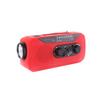 Emergency Solar Radio with LED Flashlight SOS Alarm Compact Design Portable Rechargeable Hand Crank AM/FM Radio