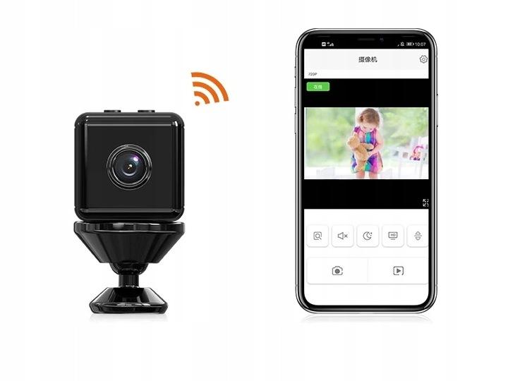 Мини-шпионская камера Smart с обнаружением движения, скрытая маленькая Wi-Fi камера 4K + Крепление