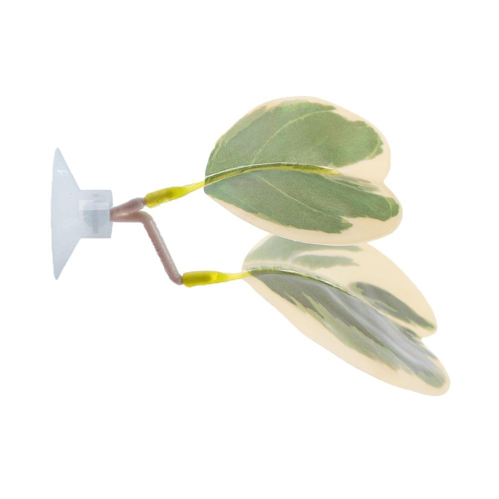 Plastic Betta Fish Rest Leaf Simulated Lotus Leaves/Artificial Leaf Suction Cup Fish Spawning Ornamental Plant