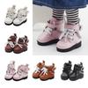 Mini Doll Shoes Chain Shoes High-Top Pu Shoes For American Paola Reina 1/6 Doll