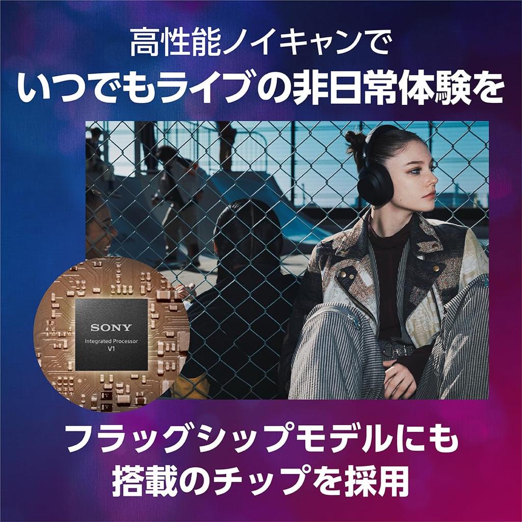 Sony Беспроводные стереонаушники с мощным улучшенным для звонков Amazon и удобными черными WH-ULT900N с шумоподавлением (УЛЬТРА НОСИМОСТЬ) Бас, Алекса,