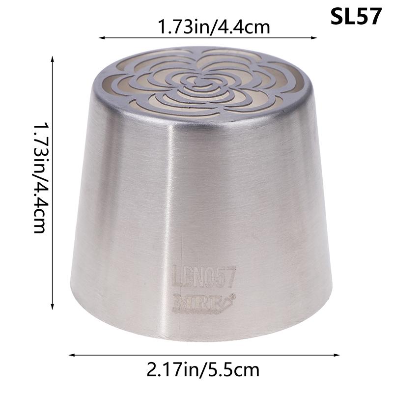 1 шт. Sl4/Sl12/Sl13/Sl43/Sl51/Sl57 из нержавеющей стали, насадки для русской глазури, насадки для глазури для выпечки, инструмент для выпечки