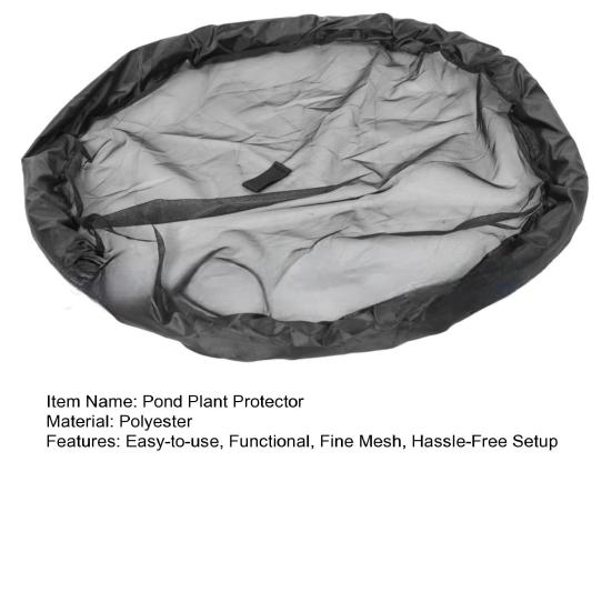 Pond Plant Protector Floating Island Fish Barrier Fine Mesh Round Netting Protects Plants from Aquatic Animals for Pond Plants