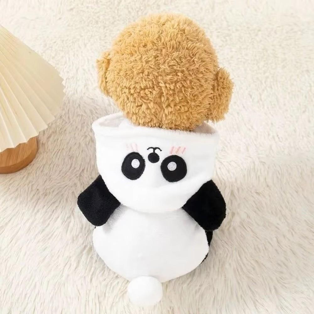 Anti Shedding Panda Dog Costume Costume Design Warm Dog Clothing Thicken Dog Apparel Outdoor Walk