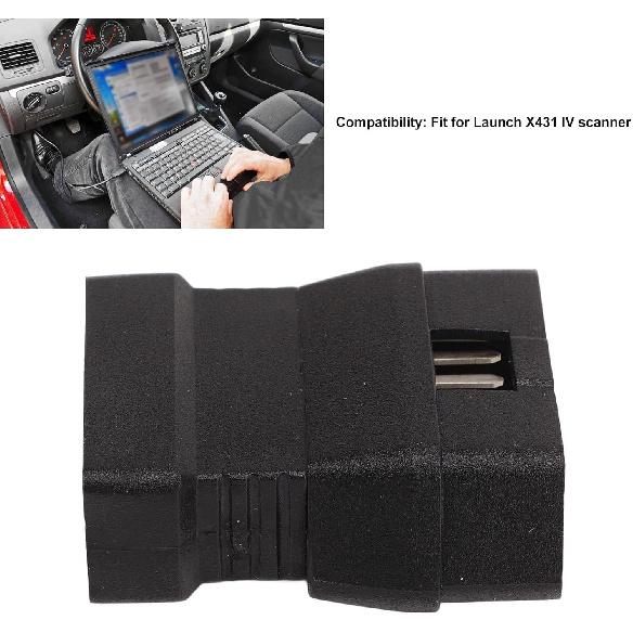 Universal Car OBD2 Test Adapter, Plug and Play Connector for Launch X431 IV Scanner Diagnosis Tool for Automotive