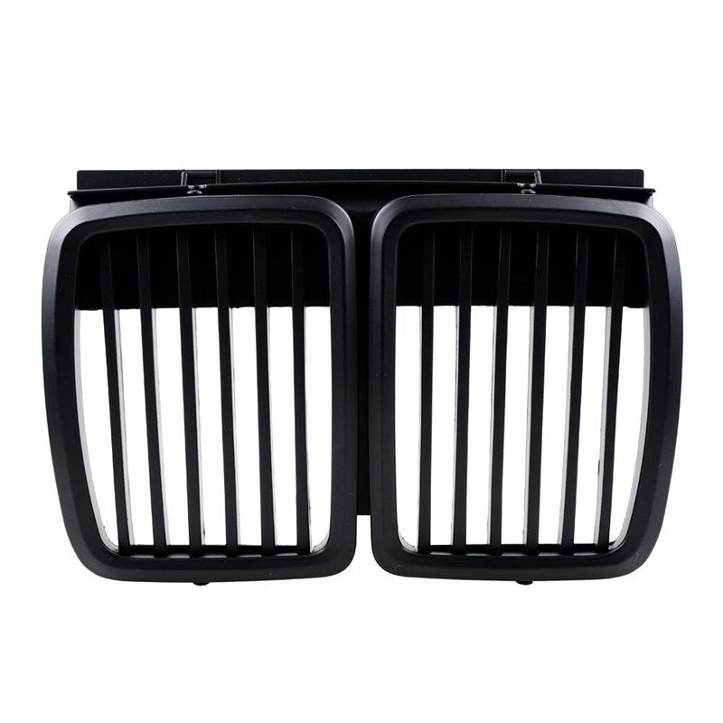 Gloss Black Front Hood Kidney Grille for BMW E30 3-Series 325i 318is 325is 325iX 325 325e 325es 318i 320i M3