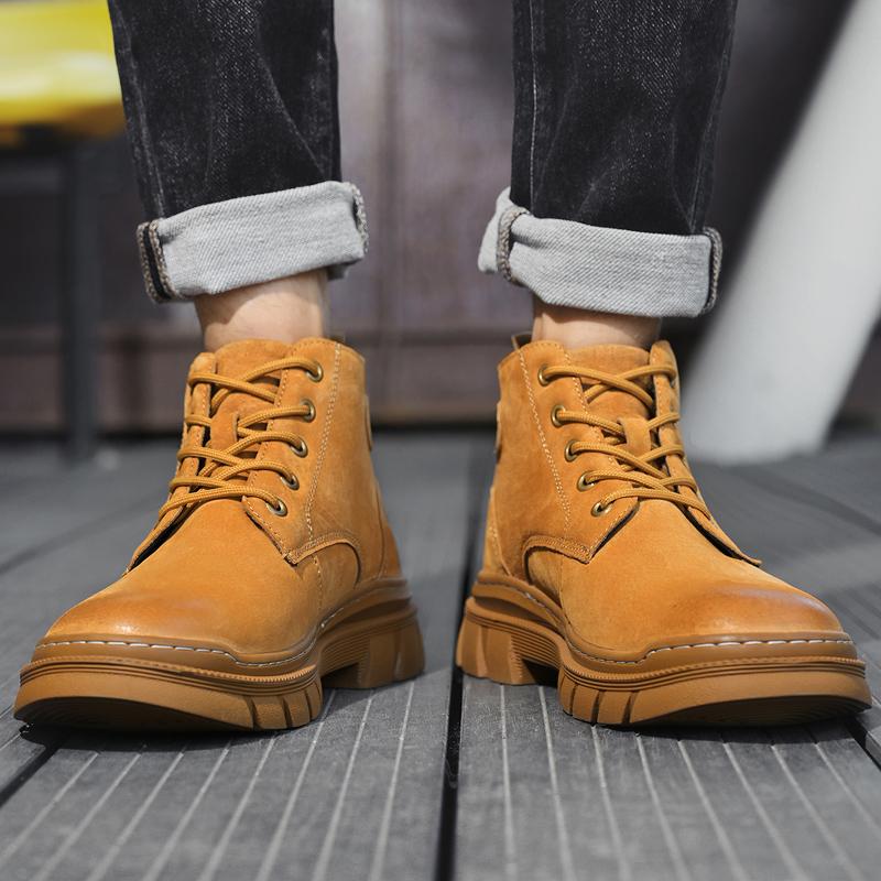 Модные мужские ботинки из натуральной кожи, в британском ретро-стиле, модные, для вечеринок, для отдыха, для бизнеса, горячо продаваемые, качественная обувь, роскошные, молодежные, на шнуровке