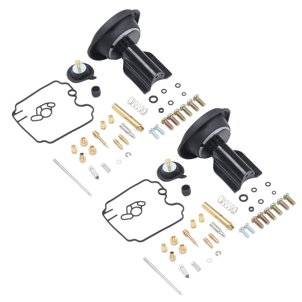 72 Pieces Carburetor Repair Kit with Plunger Diaphragm Gasket O Ring Float Valve Needle for TDM850 XTZ750 Motorcycle