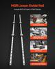 Linear Rail Guide Kit, HGR20, 2Pcs 2000 mm (78.74 inch) Linear Motion Rails and 4Pcs Bearing Slide Blocks, Anti Rust and High Precision Kit, for DIY,